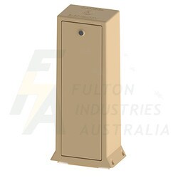 FPBNF2V1DB beige fibreglass pillar with door